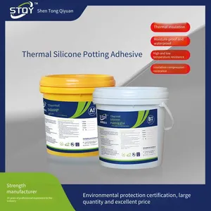 Stqy Two-component Room Temperature Curing Thermal Conductive Potting Adhesive Gf150 Waterproof and Moisture-proof Thermal Conductive Potting Adhesive for Lithium Batteries thumbnail-1