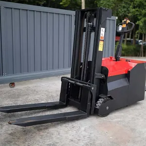 Factory Direct Sale Ride-on Stacker 2000kg Legless Electric Stacker 4m Lifting Stable Performance for Indoor Material Handling thumbnail-3