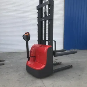 48 Volt Battery Charger 1.5ton 1500kg Electric Stacker Bais Operation Electric Pallet Stacker for Sale thumbnail-3