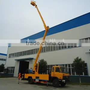 Factory Supply Dongfeng Hydraulic Lift Platform Truck 145 Truck Mounted Platform in Peru thumbnail-5