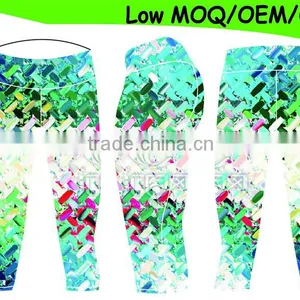 OEM/ODM Factory Compression Fitness Wear Spandex Yoga Capri Pants Wholesale thumbnail-1