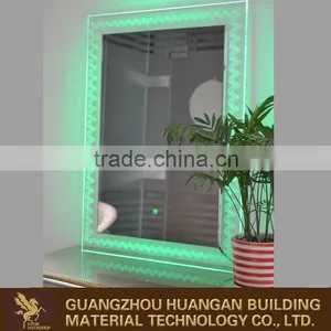Wholesale Promotion Anti-fog Shower Touch Screen Bathroom Mirror LED Lighted Bath Mirror thumbnail-2