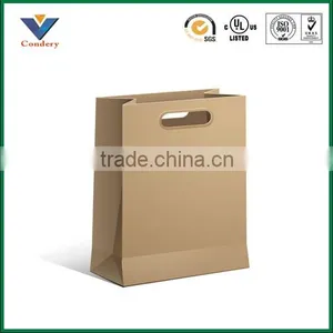 Custom High Level Paper Gift Bag Shopping Brown Paper Bag Hand Bag thumbnail-3