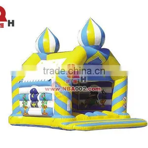 QHIBH02 Cute Inflatable Bouncer House for Kids thumbnail-1