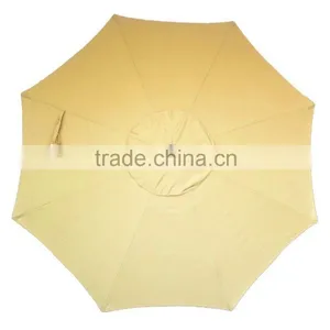 8 Panels Umbrella Yellow Canopy thumbnail-1
