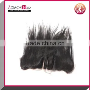 New Arrival Can Be Dyed Virgin Remy Human Hair 3 Way Part Brazilian Hair Kinky Curly Lace Frontal thumbnail-1