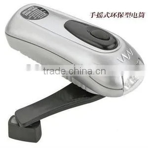 Led Hand Crank Dynamo Flashlight Led Flashlight thumbnail-1