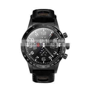 Bluetooth 4.0 300mAh Stainless Steel Round Smart Watch thumbnail-1