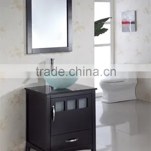 Glass Vanity Top Bathroom Cabinet WJB020 thumbnail-2