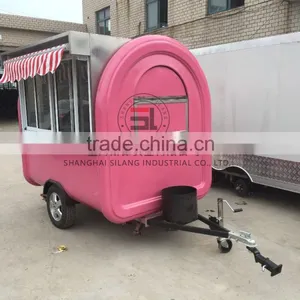 SILANG SL-6 Pink Food Truck Multi-functional Mobile Food Trucks Mobile Food Carts thumbnail-4