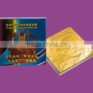 2016 Year Luxurious Enjoyment Fifteen Years Quality Guarantee 89#/86# Imitation Gold Leaf for Furniture Decoration thumbnail-1