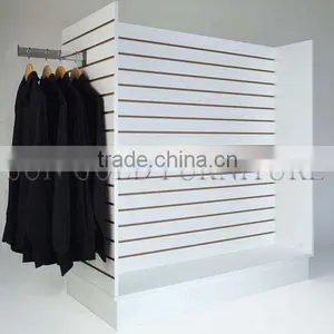 Wooden Hanging Clothes Display Rack (SZ-WDR023) thumbnail-1