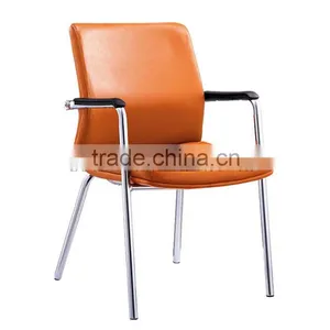 Hot Sale Orange Meeting Leather Office Chair (SZ-OC201) thumbnail-1