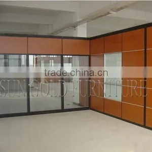 Modern Office Half Board and Glass Types of Partition Walls(SZ-WS642) thumbnail-3