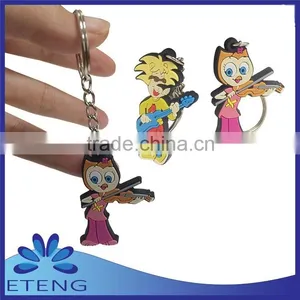 Promotion Sale Rubber Keychain Making With Customized Logo thumbnail-4