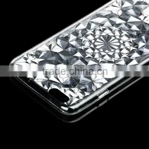 Diamond Clear TPU Crystal Case for IPhone 6s Plus Fashion Crystal Rose Flower Soft Full Case for IPhone 6 Plus 5.5 thumbnail-4