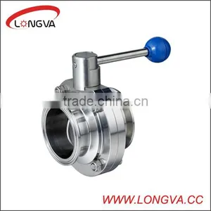 Stainless Steel Male Threaded Butterfly Valve thumbnail-1