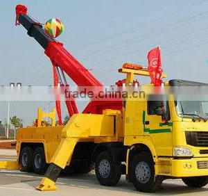 Sinotruck HOWO 8*4 Platform Road Wrecker Truck thumbnail-1