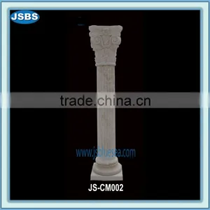 Travertine Carved Decorative Roman Round Pillar thumbnail-1