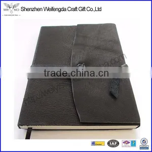 Leather Journal Blank Handmade Cover Notebook Paper Leather Strap Black Journal thumbnail-1