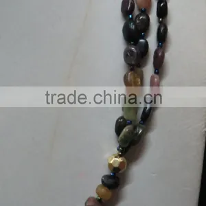 Tourmaline Natural Stone Necklace Fashion Jewelry Gemstone Jewellery thumbnail-4