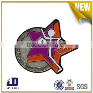 Customized Running Enamel Pin Badge thumbnail-1