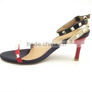 New Fashion High Heel Office Lady Summer Shoes With Rivet thumbnail-3