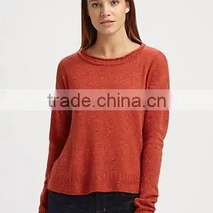 Stylish Knitted Sweater for Woman Sweater/wool Sweater Design for Girl thumbnail-1
