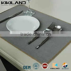 New Design Elegance Handmade Solid Placemat Wholesale Fabric Placemat thumbnail-1