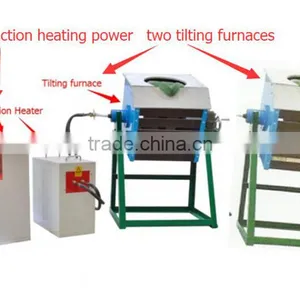 Brazil Hot Sale Medium-Frequency Induction Melting Furnace For Melting Platinum 1kg 1kg 2kg 3kg 5kg thumbnail-1