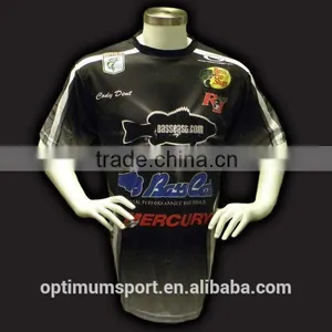 Knitted 3D Sublimated Vented Shorts Sleeve Fishing Shirts thumbnail-2