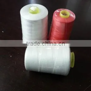 Sell Yarn: 100% Polyester Sewing Thread Raw White on Paper Cone , Optical White Plastic Dye Tube thumbnail-1