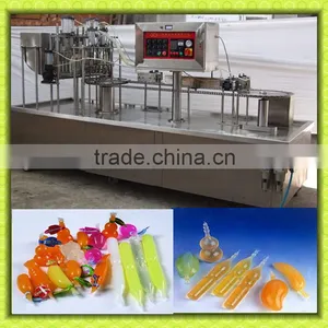 5000-6000 P/h PE Soft Plastic Tubes Ice Lolly or Ice Pop or Popsicle Yogurt Filling and Sealing Machine thumbnail-1