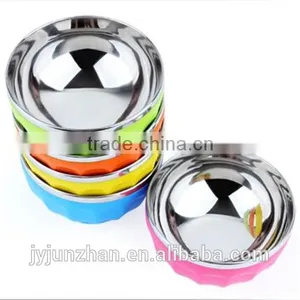 Stainless Steel Clorful Salad Bowl With Nice Design and High Quality Made by Junzhan Factory Directly thumbnail-1