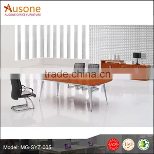 Latest Custom Made Products Veneer Finished Design Office Furniture Conference Table thumbnail-1