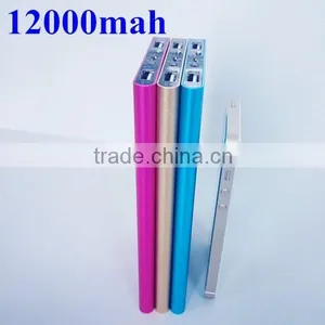 2015 New Design Power Bank Ultra-thin Portable Power Bank 12000mah thumbnail-4