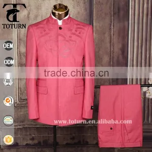 New Products 2016 High Quality Low Investment High Profit Business Oem Factory Dark Grey Pictures Formal Dress Men Wedding Suits thumbnail-2