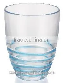 Plastic Swirl Wine Glass Plastic Swirl Tumbler Colorful Stem Cup thumbnail-3