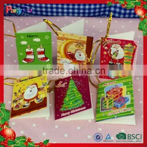 Partypro 2015 New Product Small Colorful Paper Christmas Greeting Card thumbnail-1