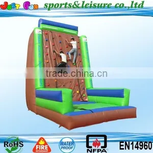 2015 Giant Inflatable Climbing Wall, CE Certified Inflatables Climbing Wall, Inflatable Wall for Adult and Kids thumbnail-1
