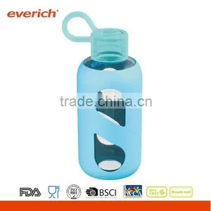 Everich 500ml Tritan Bottle With Handle Lid and Silicone Sleeve thumbnail-2