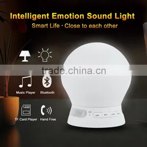 Portable Mini Bluetooth Speaker Night Lamp With Alarm Clock Function thumbnail-1