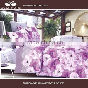 100% Cotton 128*68 Cheap Pigment Printing Quilted Duvet Cover With Zipper thumbnail-1