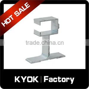 KYOK Sumptuousness Chrome Silver Curtain Pole Wall Brackets,brackets Multiple Parts 19mm/22mm/25mm thumbnail-5
