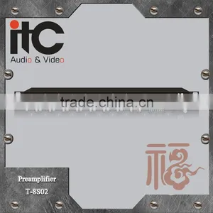ITC T-8S02 8 Switchable Mic/Line Input 2 Out Microphone Preamplifier Audio thumbnail-2