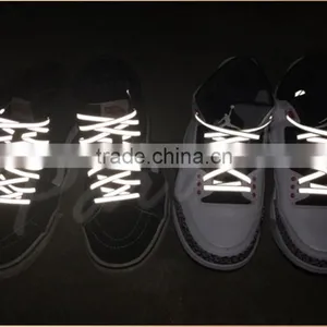 MOQ 100 Pairs Light Reflective Shoelaces Under UV Blacklight thumbnail-4