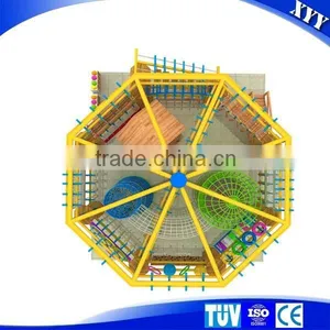 2016 Indoor Rope Course Adventure Playground for Kids thumbnail-6
