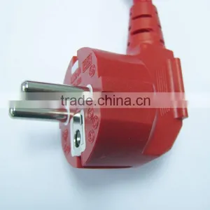 GOST-R Standard Angle Type 16A/250V Red Russian Electrical Plug thumbnail-1