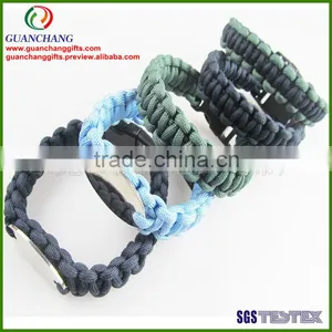 Wholesale Custom Paracord Survival Bracelet thumbnail-1