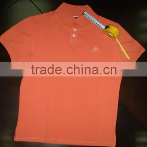 2015 Pure Cotton Garment Dye Polo Shirts With Garment Wash Result thumbnail-1